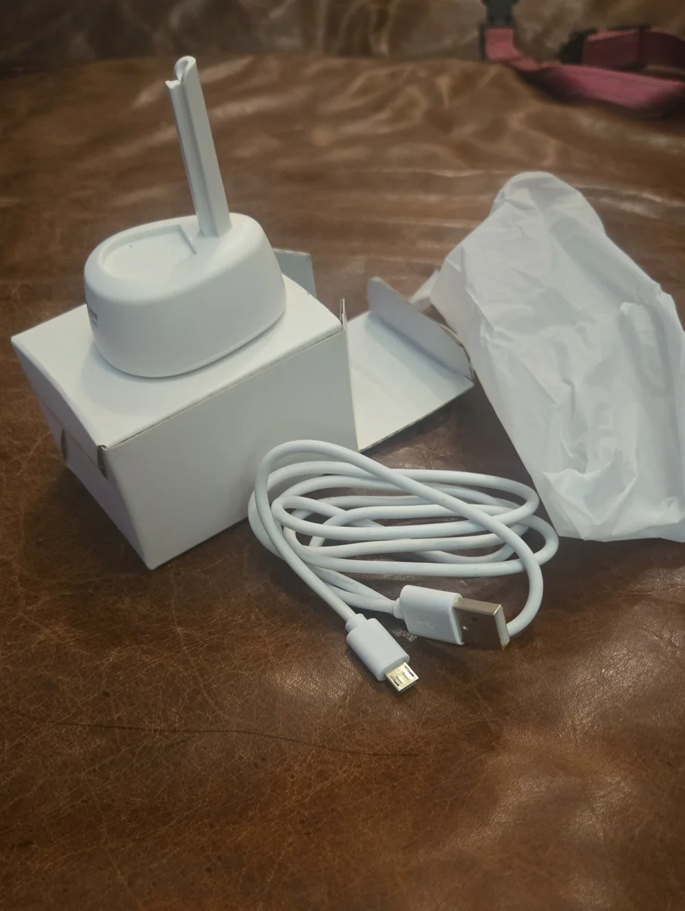 BRAND NEW White Micro USB Charging Cable & Wall Adapter - Mobile Accessory